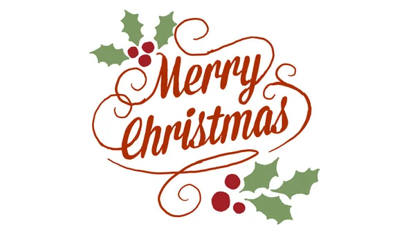 Mutlu noel logosu, karatahta çizim tarzında dizayn edilmiş, Noel dönemi için ideal animasyon görüntüleri.