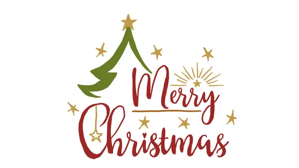 Veselé vánoční logo, navrženo ve stylu kresby na tabuli, animované záběry ideální pro vánoční období Royalty Free Stock Fotografie