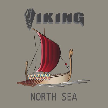 Viking gemisi. Kuzey Denizi. 