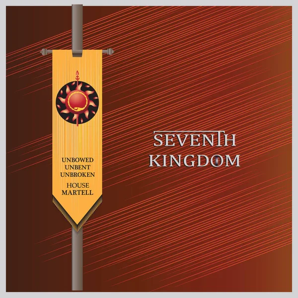Standard The Sun The Spear And Text Unbowed Unbent Unbroken