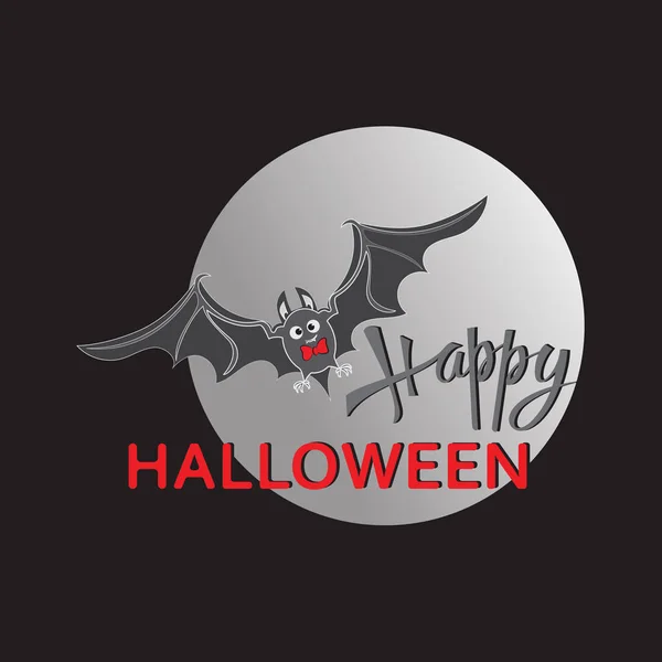 Wesołego halloween. Projekt komunikatu. — Wektor stockowy