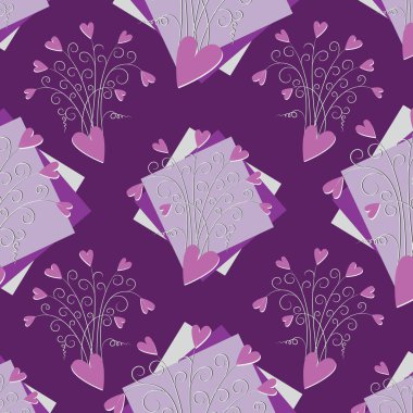 Kalp buket meydanda. 