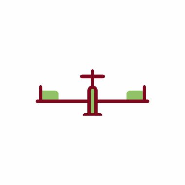 Düz stil oyun alanı ekipmanı çocuklar için