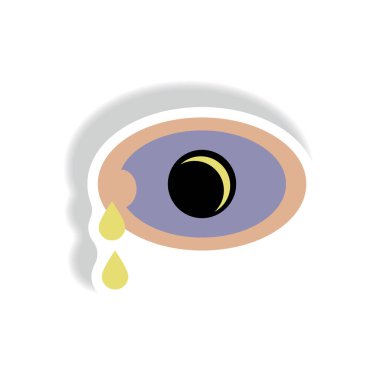 Zika insan, vektör çizim üzerinde çeşitli belirtileri