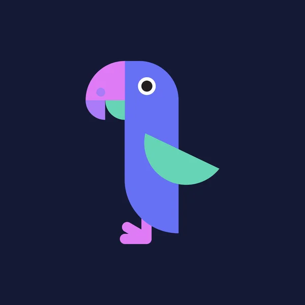 Папуга Іконка Векторні Ілюстрації — стоковий вектор