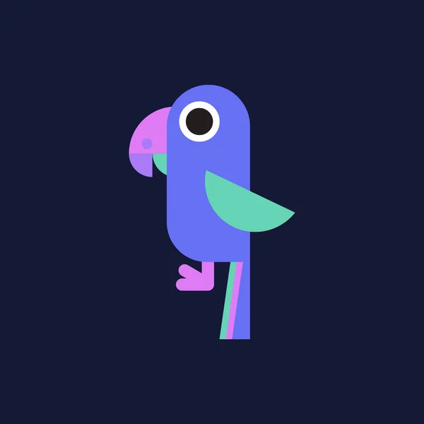 Baby Papagei Vektor Illustration — Stockvektor