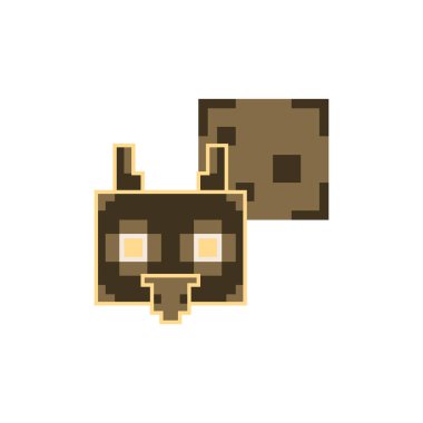 Bulut piksel baykuş kafası ile konuşmak