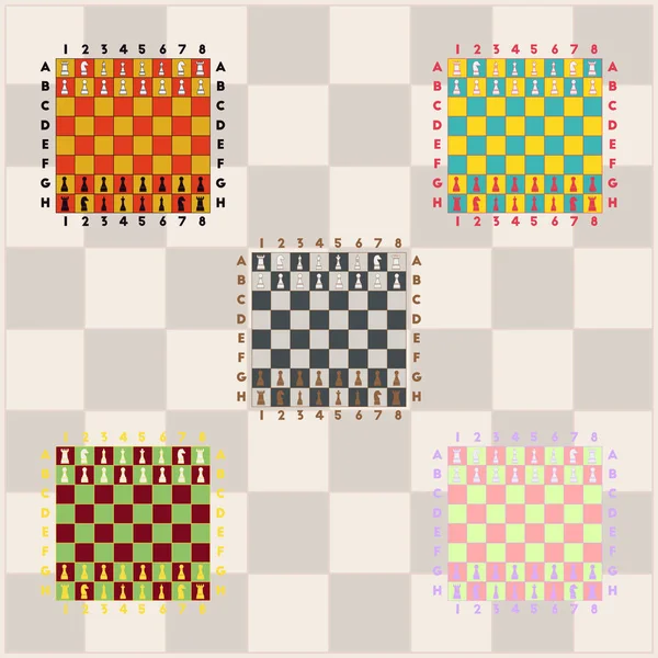 Колекція Шахових Ігор — стоковий вектор
