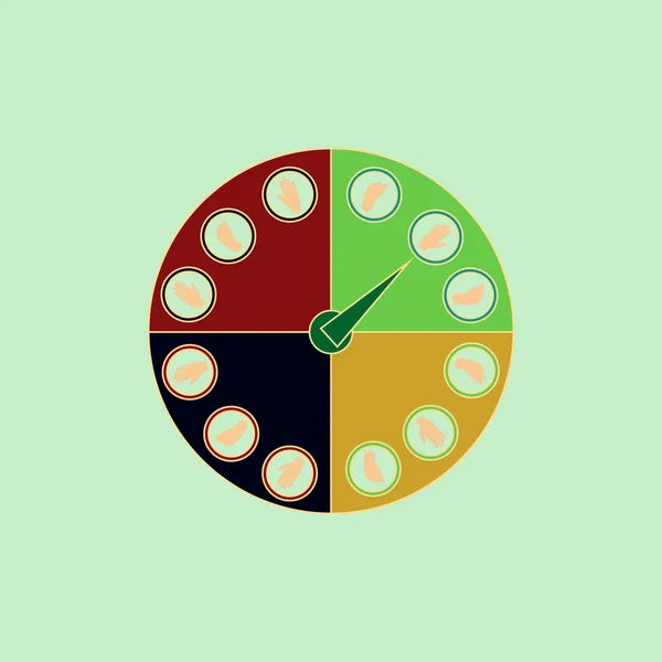 Twister classique Party Game — Image vectorielle