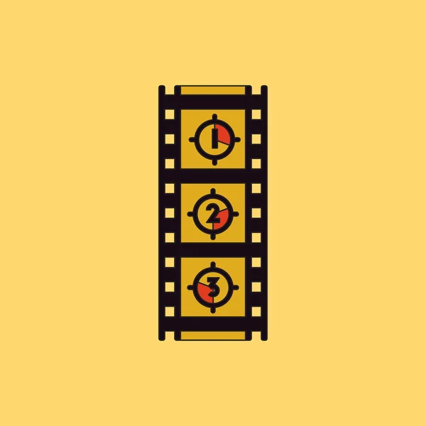 Illustration de cadre de film — Image vectorielle