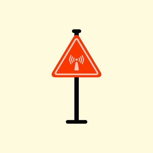 Placa de red señal de carretera — Vector de stock