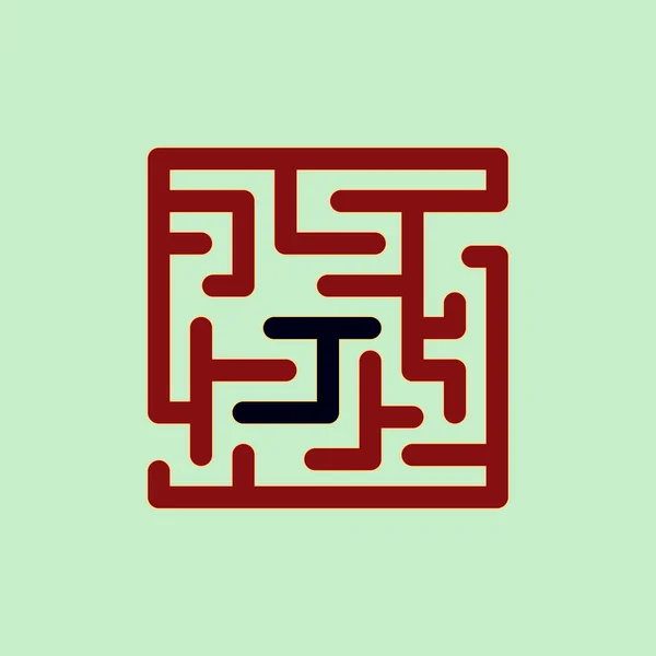 Labyrinthe jeu de plateau — Image vectorielle