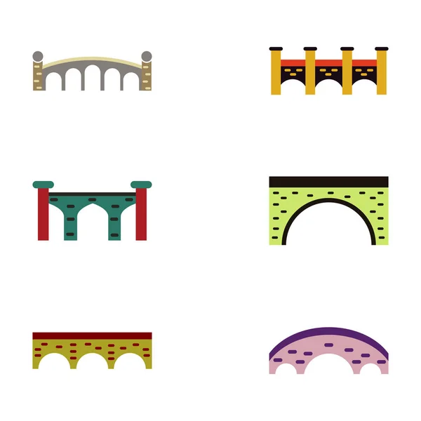 Brique Ponts ensemble — Image vectorielle