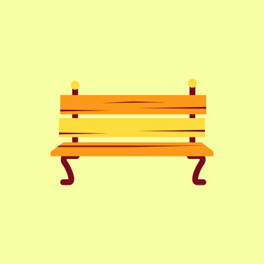 Düz tarzı ahşap Bank