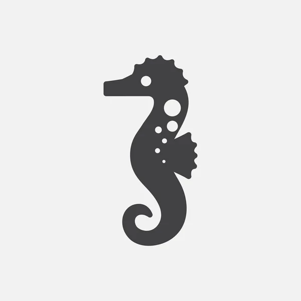 Sea Horse flat icon — Stock Vector