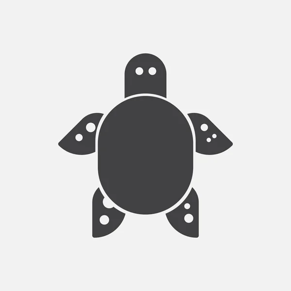 Sea Turtle Icon Vector Illustration — Stock Vector