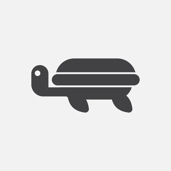 Havssköldpaddan Ikon Vektor Illustration — Stock vektor