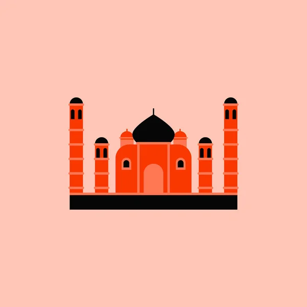 Temple Taj mahal, Pagode indienne — Image vectorielle
