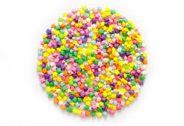 Origami yıldız arka plan. Festival dekor