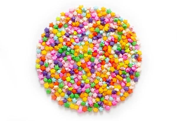 Origami yıldız arka plan. Festival dekor