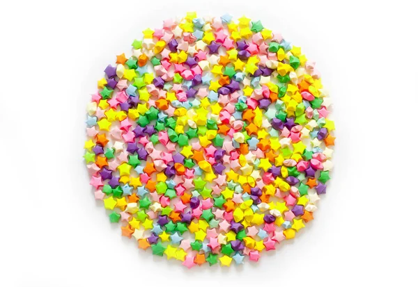 Origami yıldız arka plan. Festival dekor