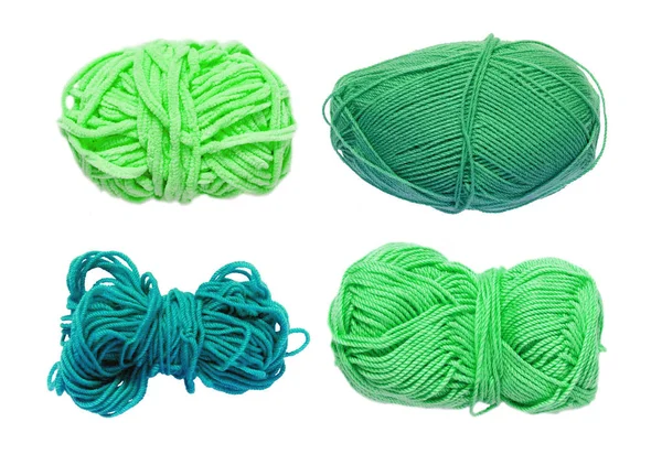 Renkli toplar iplik. Yukarıdan görüntüleyin. Gökkuşağı renkleri. İplik için