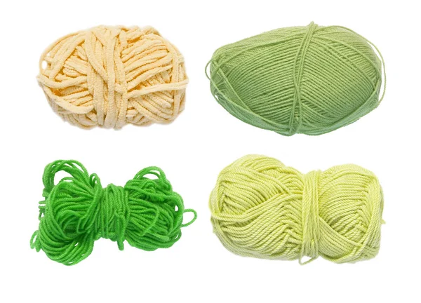 Renkli toplar iplik. Yukarıdan görüntüleyin. Gökkuşağı renkleri. İplik için