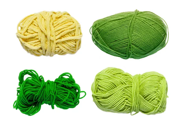 Renkli toplar iplik. Yukarıdan görüntüleyin. Gökkuşağı renkleri. İplik için