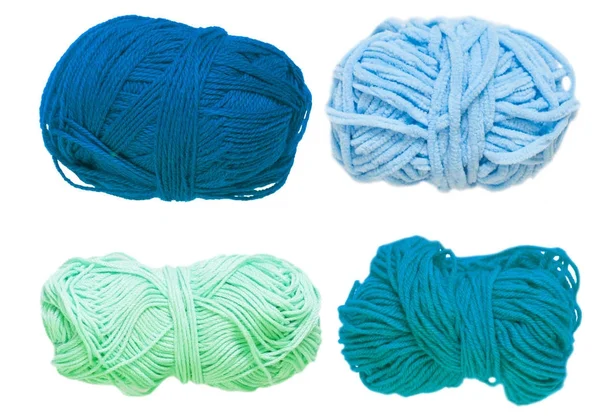 Renkli toplar iplik. Yukarıdan görüntüleyin. Gökkuşağı renkleri. İplik için