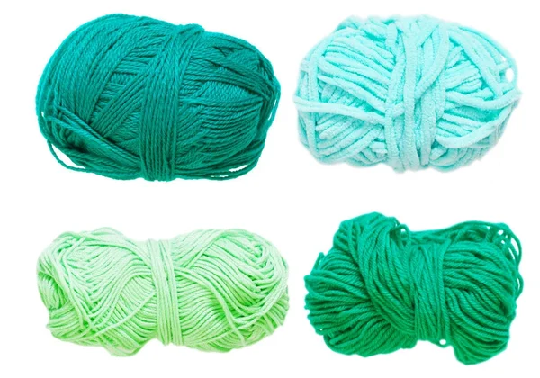 Renkli toplar iplik. Yukarıdan görüntüleyin. Gökkuşağı renkleri. İplik için