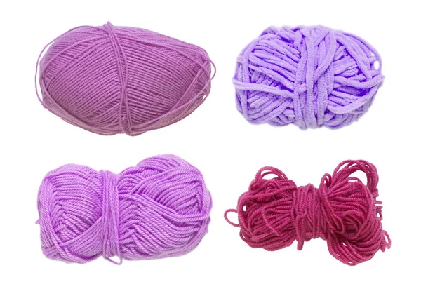 Renkli toplar iplik. Yukarıdan görüntüleyin. Gökkuşağı renkleri. İplik için