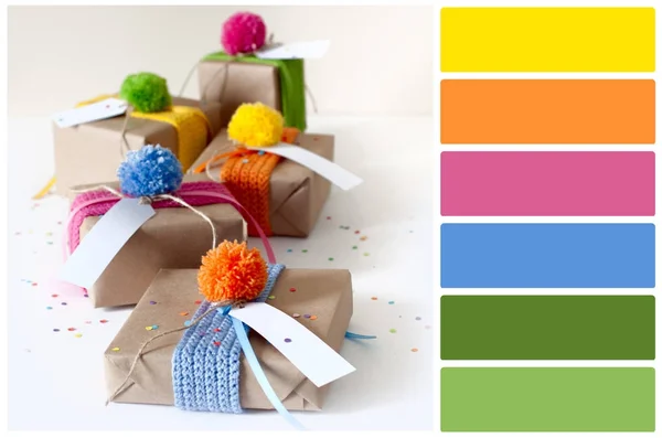 Bright color palette. Choice of colors. — Stock Photo, Image