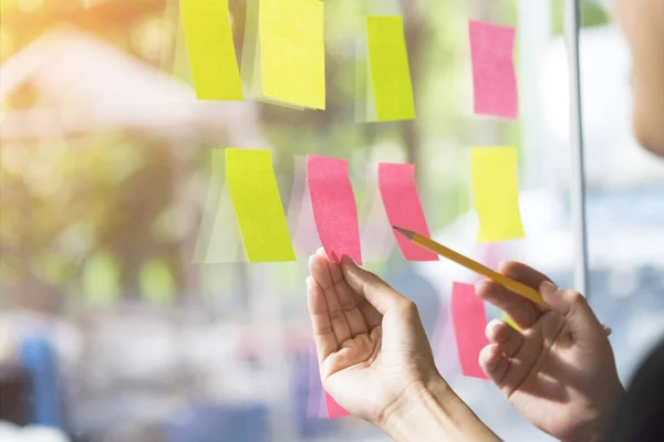 Business people having a meeting in office, business people post — Stock Photo, Image