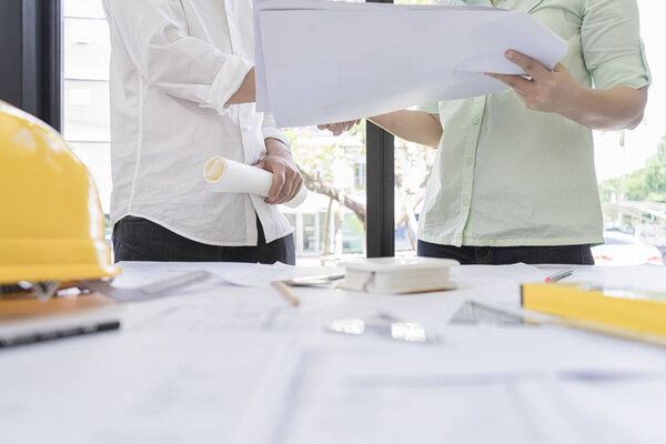 engineer people meeting working in office for discussing