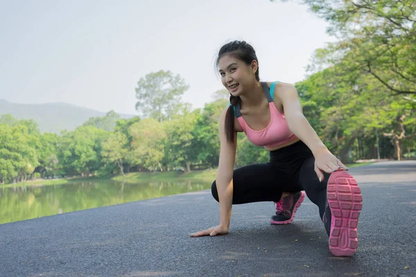 sport woman stretching before jogging and run, sport concept, welness concep