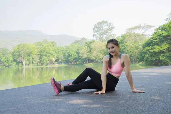 sport woman stretching before jogging and run, sport concept, welness concep