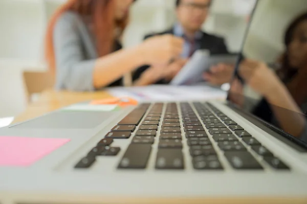 Geschäftsleute Diskutieren Projekt Besprechungsraum Geschäftskonzept Teamwork Konzept — Stockfoto