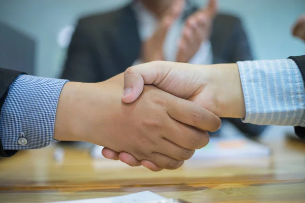 Business partners handshaking. Business deal concept, Business success
