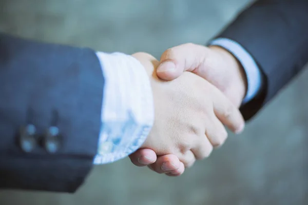 Zakelijke Partners Schudden Elkaar Hand Business Deal Concept Zakelijk Succes — Stockfoto