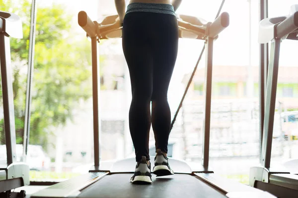 Fitness Woman Running Exercise Machine Gym Fitness Concept Sport Concept — Stock Photo, Image