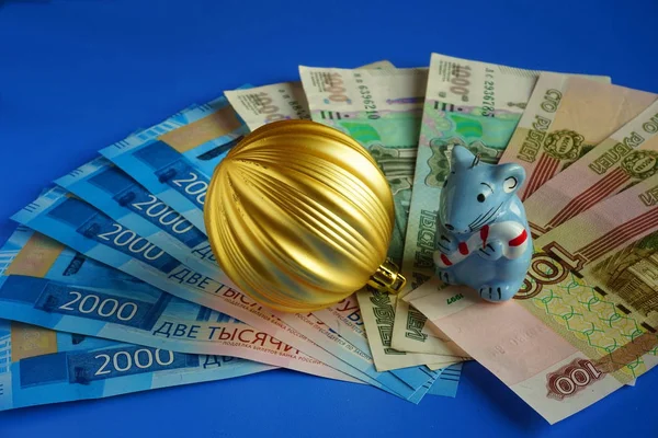 Fare ile finansal noel kompozisyonu