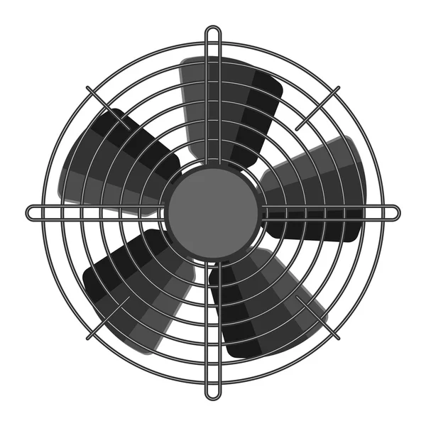 Illustration vectorielle de ventilateur d'hélice . — Image vectorielle