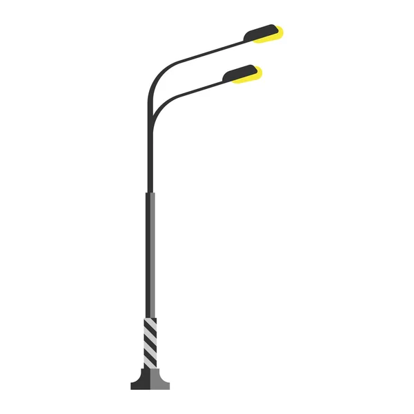 Lampy uliczne sylwetka wektor — Wektor stockowy