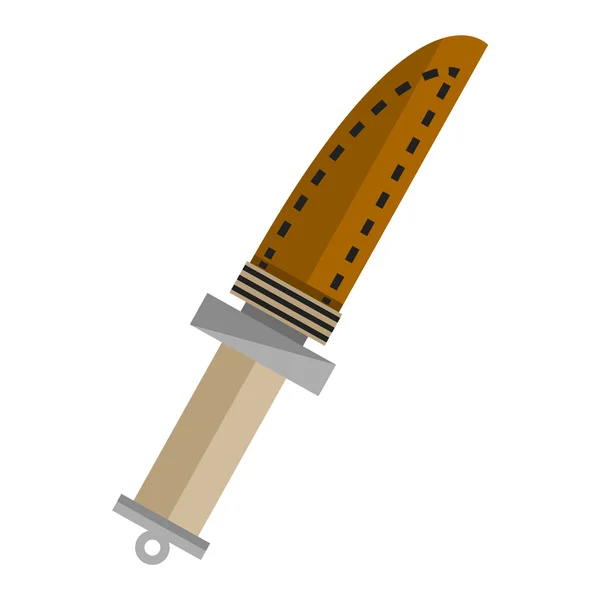 Militära kniv vektorillustration. — Stock vektor