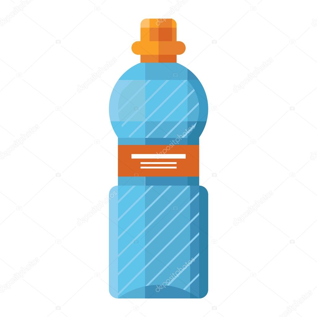 Sport water bottle vector