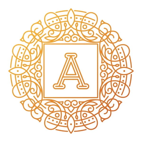 Вектор логотипу монограми — стоковий вектор