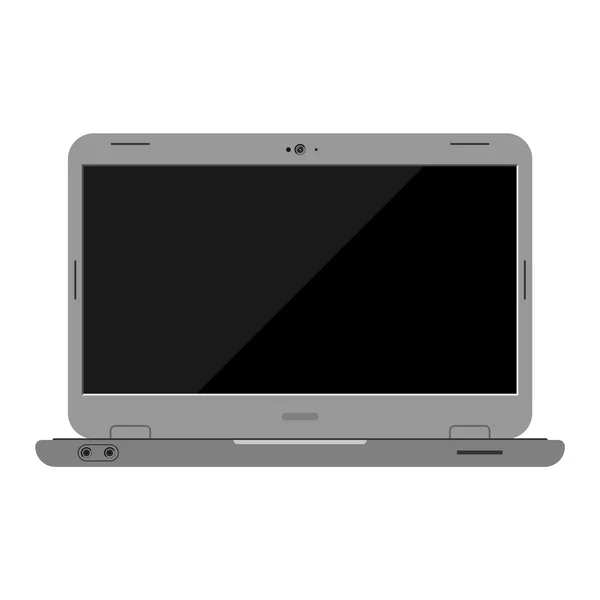 Laptop számítógép izolálva — Stock Vector