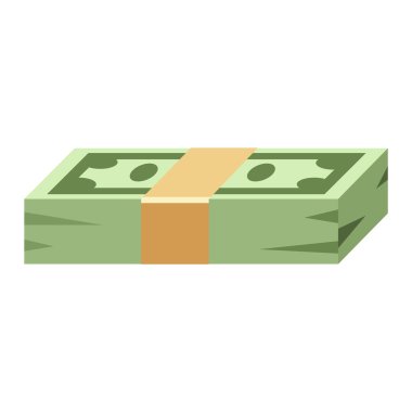 Doları para simge vektör simgesi