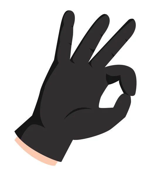 Mani simbolo ok — Vettoriale Stock