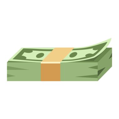 Doları para simge vektör simgesi